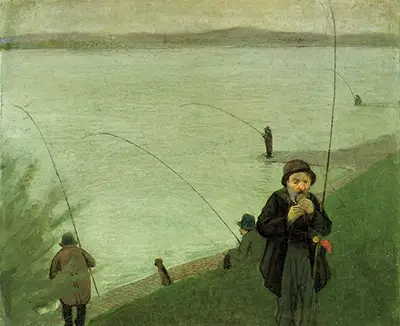 Anglers on the Rhine August Macke